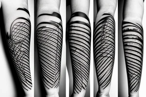 Beach Tennis rackets tattoo idea