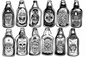 Corona bottle tattoo idea