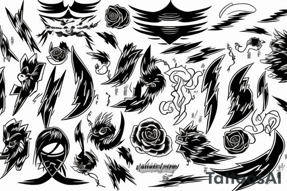 lightning tattoo idea