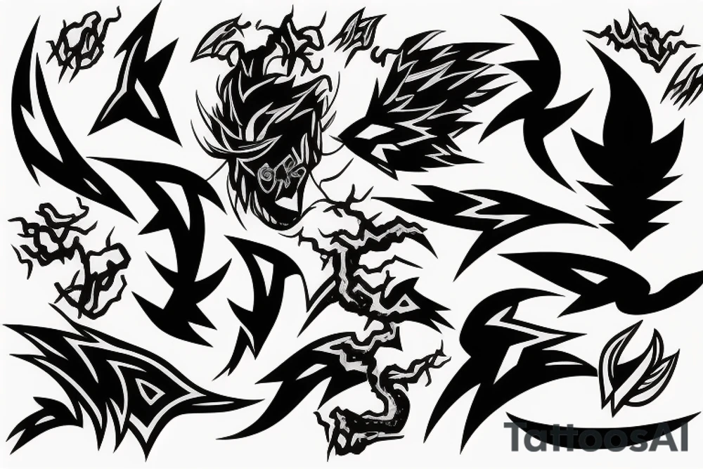 lightning tattoo idea