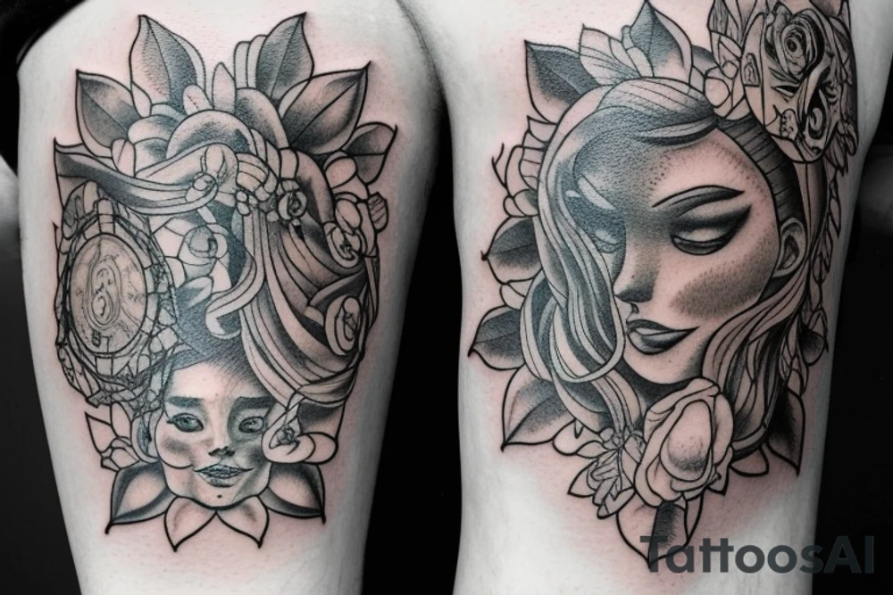 book tattoo based off the novels by Sarah J Maas tattoo idea