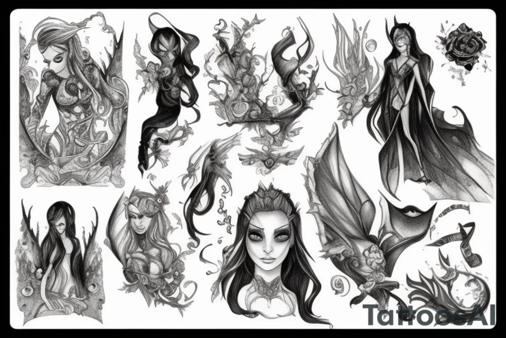 Sarah J Maas, Prythian, night court, book stack, fae, tattoo idea