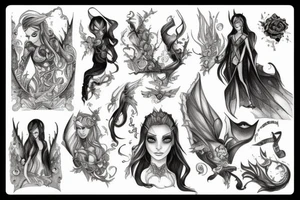 Sarah J Maas, Prythian, night court, book stack, fae, tattoo idea