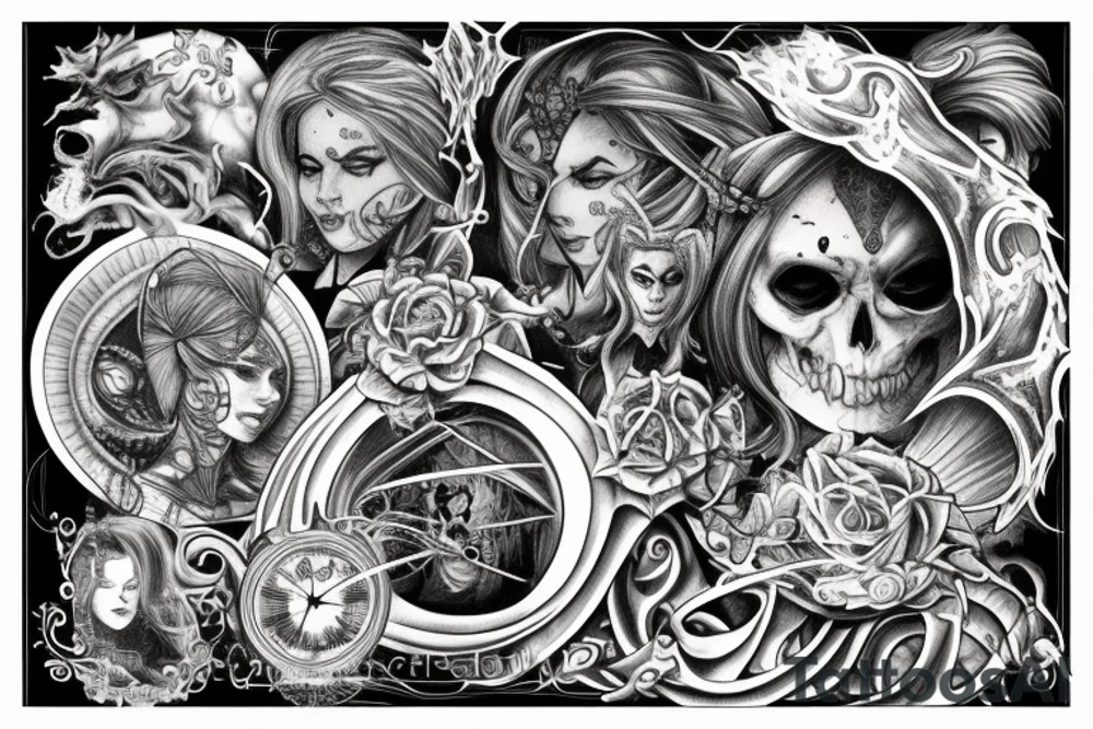 fantasy books tattoo idea