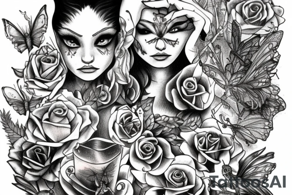 faeries, books tattoo idea