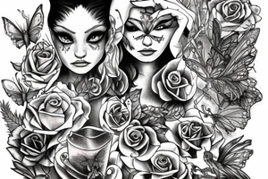faeries, books tattoo idea
