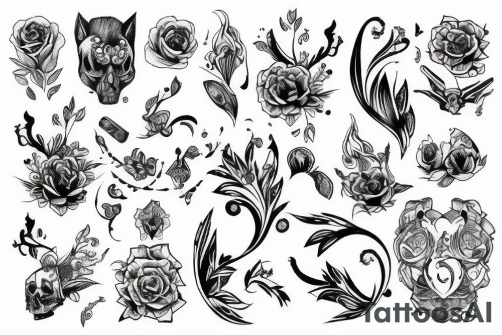 ликорис tattoo idea