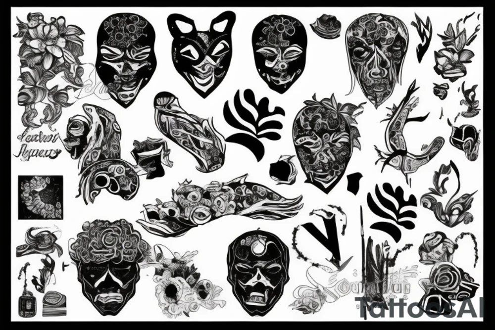 Рукав tattoo idea