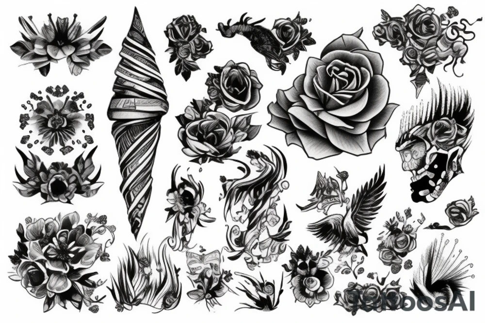 Ирисы tattoo idea