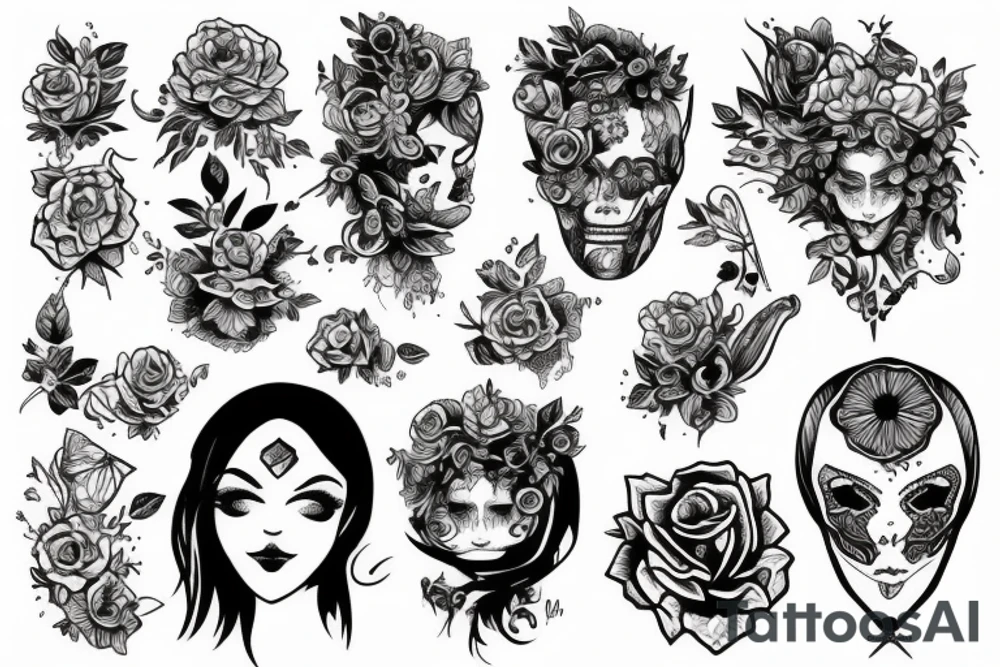 Ирисы tattoo idea