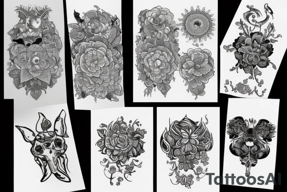 Собака tattoo idea