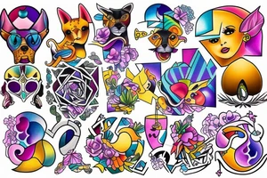 Best friend matching tattoos tattoo idea