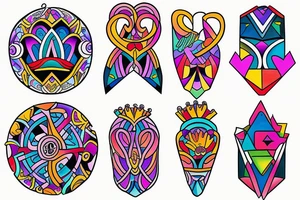 Best friend matching tattoos tattoo idea