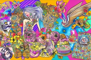 Mosaic tattoo idea