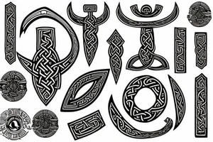 Stoic viking rune tattoo idea