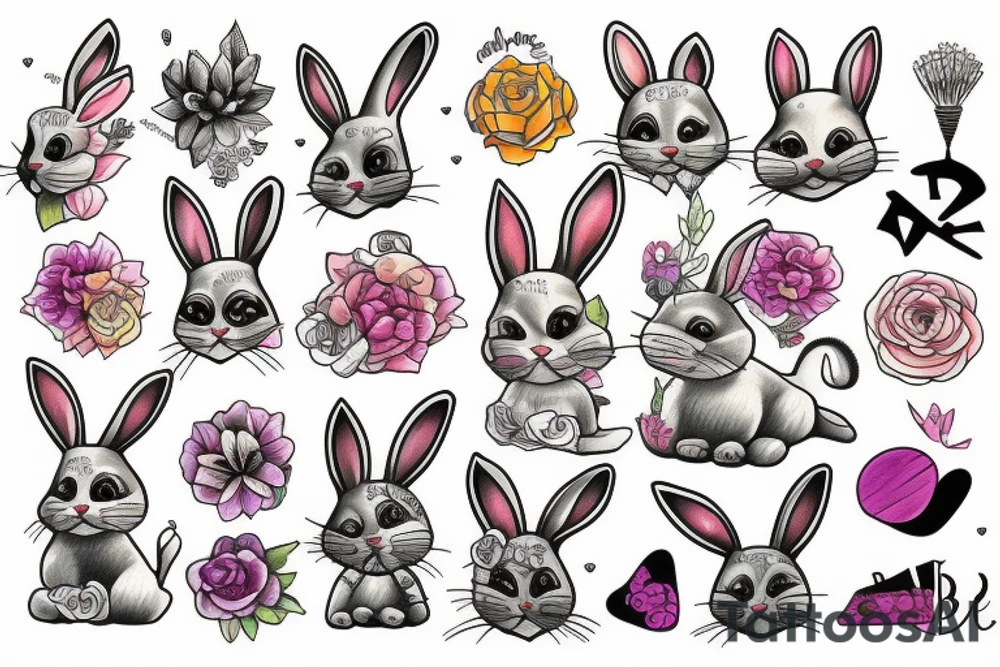 Ledamonsterbunny tattoo idea