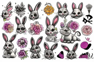 Ledamonsterbunny tattoo idea