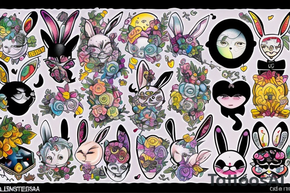 Ledamonsterbunny tattoo idea