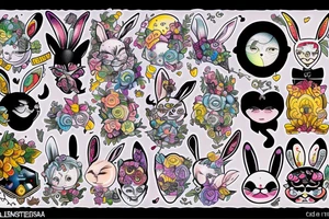 Ledamonsterbunny tattoo idea