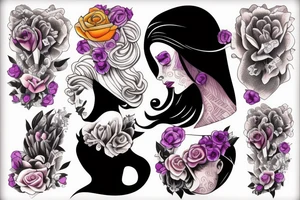 Female form tattoo idea