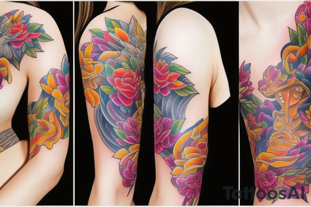 Female form tattoo idea