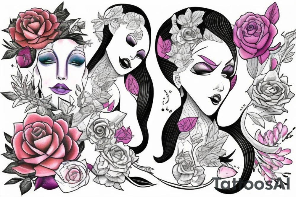 Female form tattoo idea