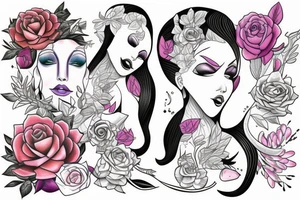 Female form tattoo idea