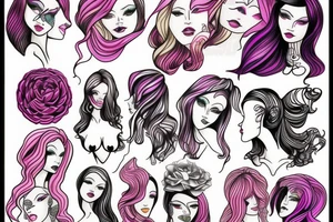 Female form tattoo idea