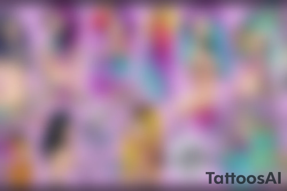 Female form tattoo idea