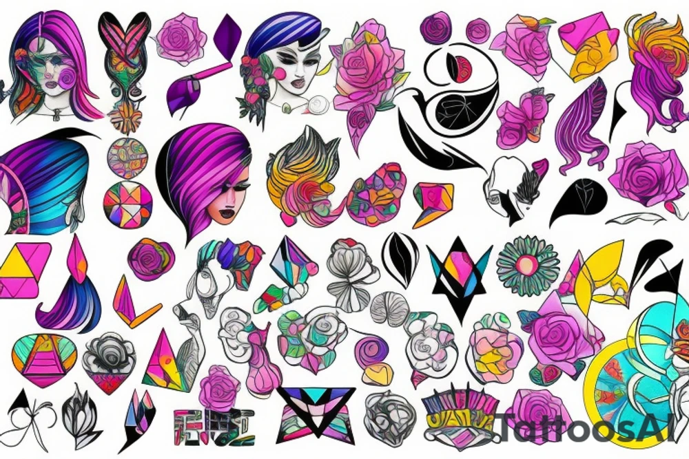Female form tattoo idea
