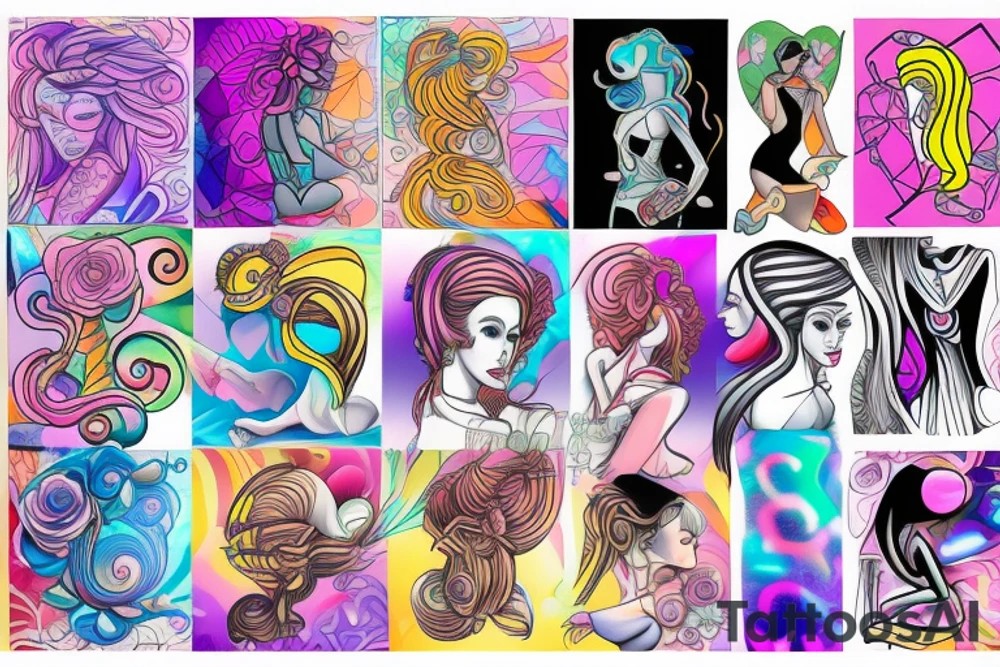 Female form tattoo idea