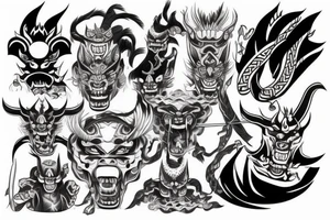 yakuza demon tattoo idea