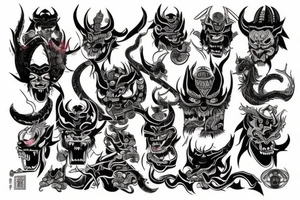 yakuza demon tattoo idea