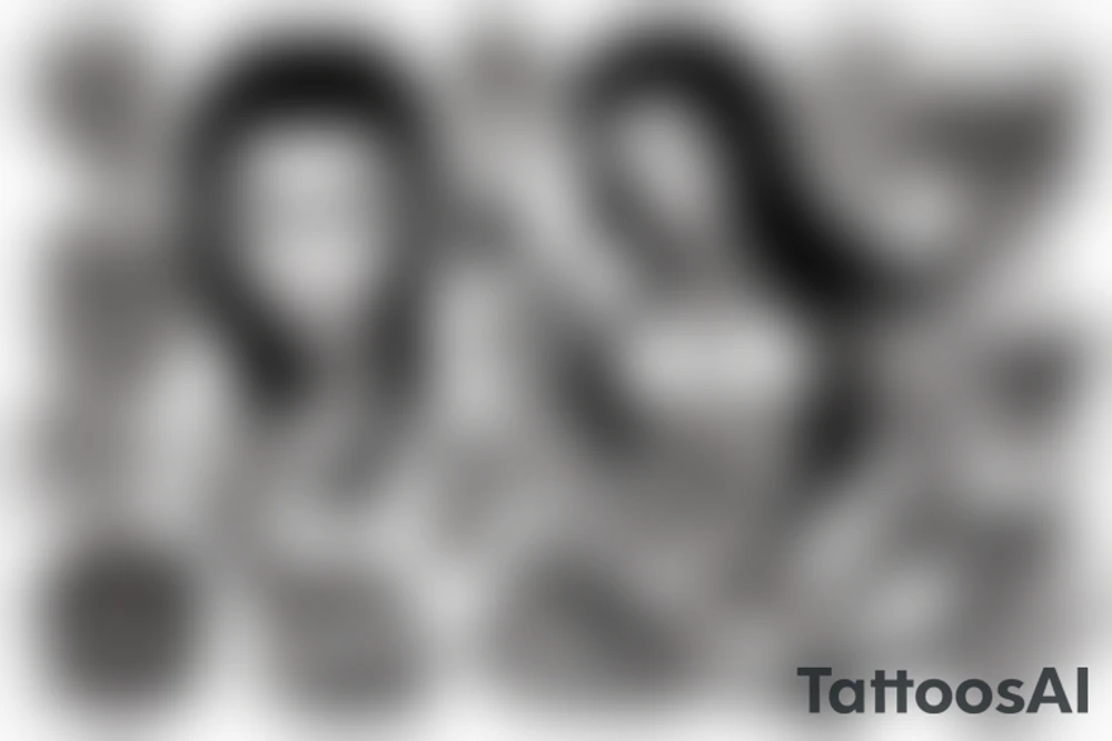yakuza demon woman tattoo idea