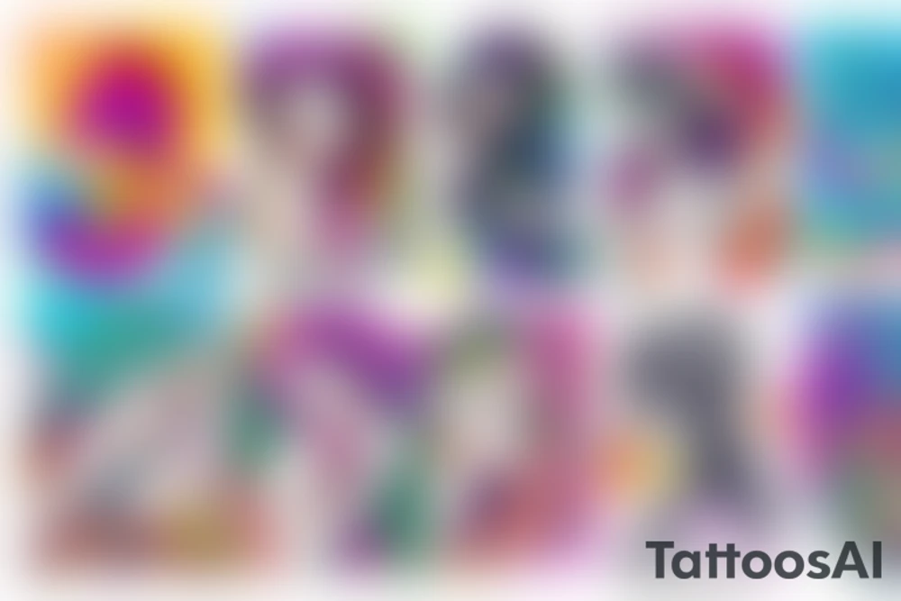 Female form tattoo idea