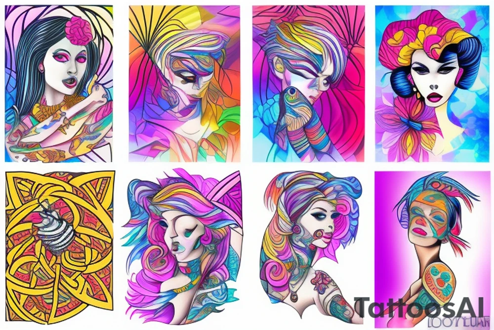 Female form tattoo idea