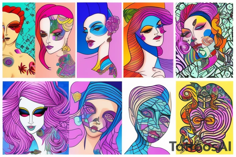 Female form tattoo idea