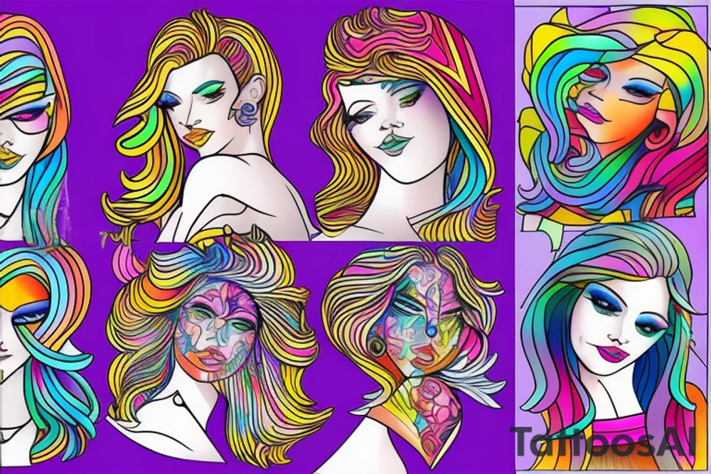 Female form tattoo idea