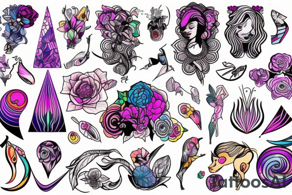 Female form tattoo idea