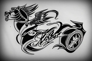 1960’s Mustang on my chest tattoo idea