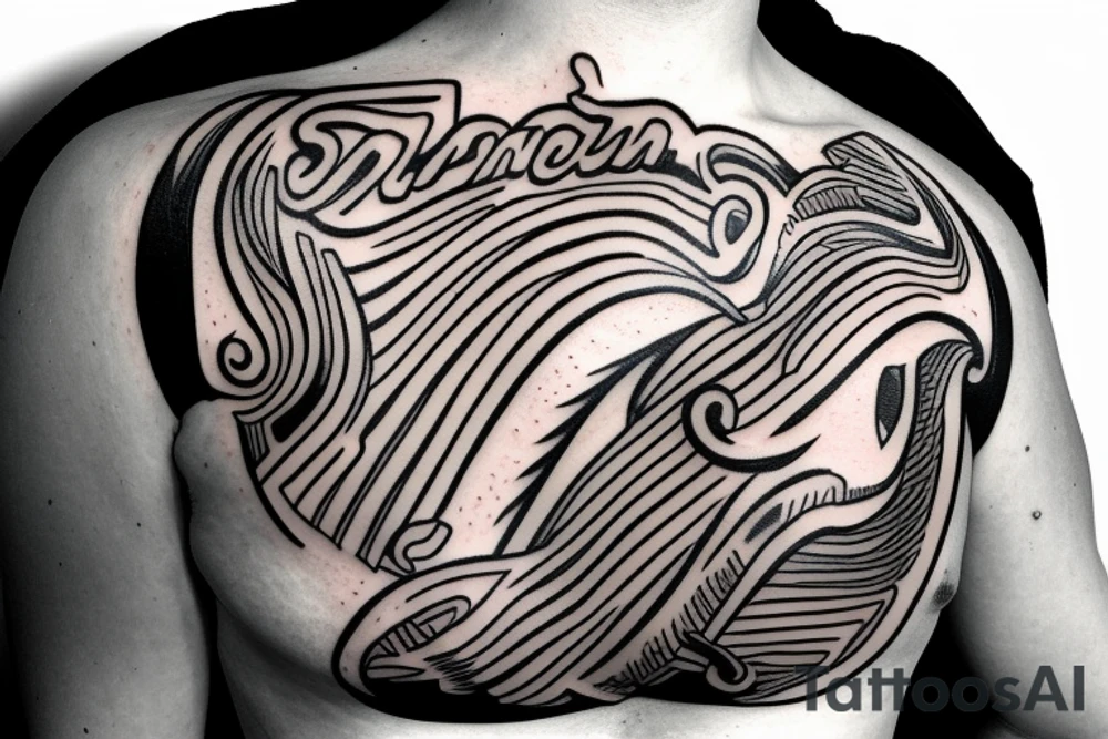 1960’s Mustang on my chest tattoo idea