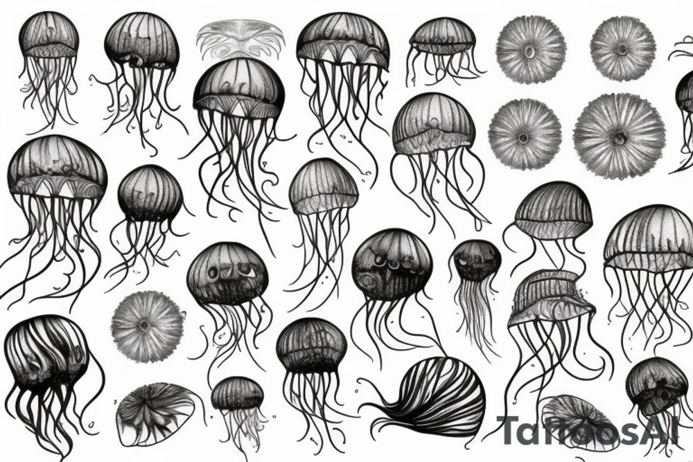 Jellyfish tattoo idea