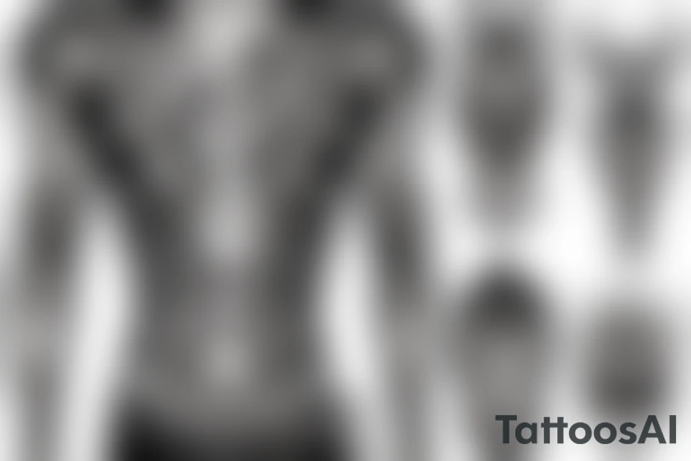 Demonic Runic Elaborate Intricate Comprehensive sleeve Demon woman gorgeous beautiful fierce Feral Chaos tattoo idea