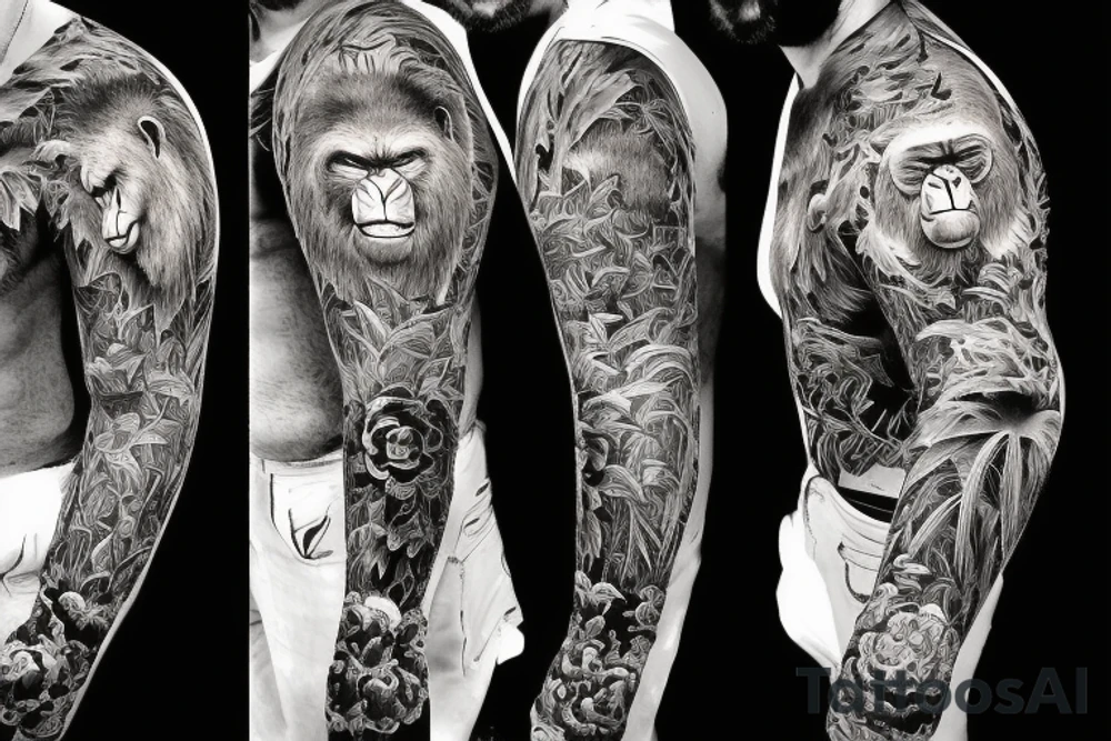 GORILLA tattoo idea