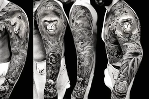 GORILLA tattoo idea