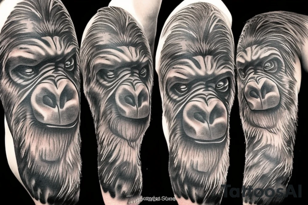 GORILLA tattoo idea