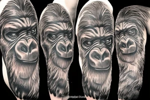 GORILLA tattoo idea