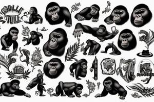 GORILLA tattoo idea