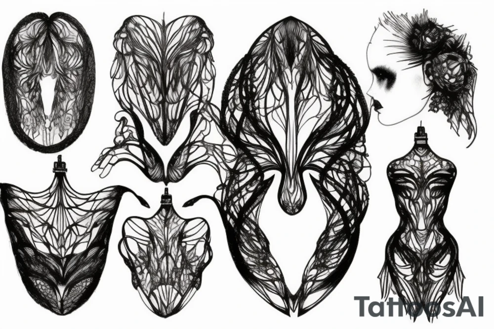 Iris van herpen tattoo idea