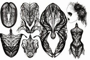 Iris van herpen tattoo idea